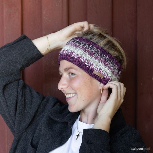 Stirnband Estress Lila Tragebeispiel